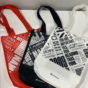 3 Pack of Lululemon Bags